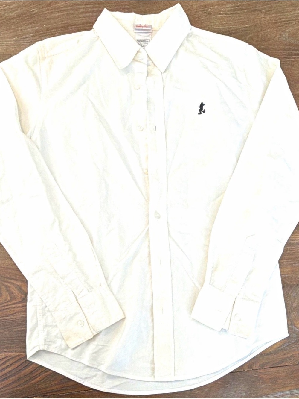 Men's Long-Sleeve White Dress Shirt Disney